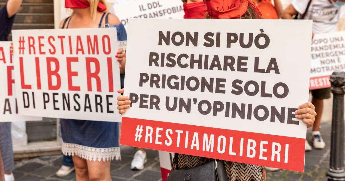 Omotransfobia. Pro Vita & Famiglia: «Se PD e M5S vogliono spaccare l’Italia hanno scelto la strada giusta» 1